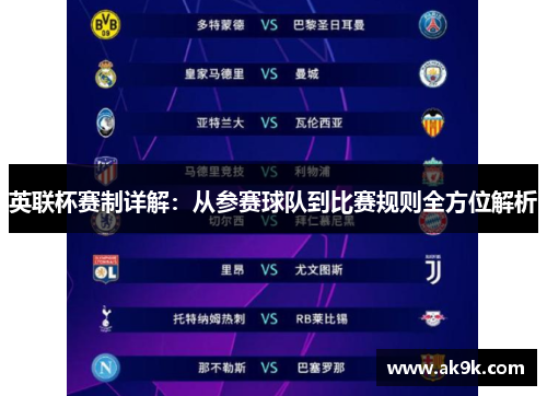 英联杯赛制详解：从参赛球队到比赛规则全方位解析